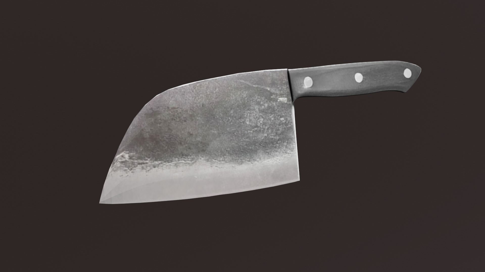 Butcher Knife PBR Low-poly 3D model_1