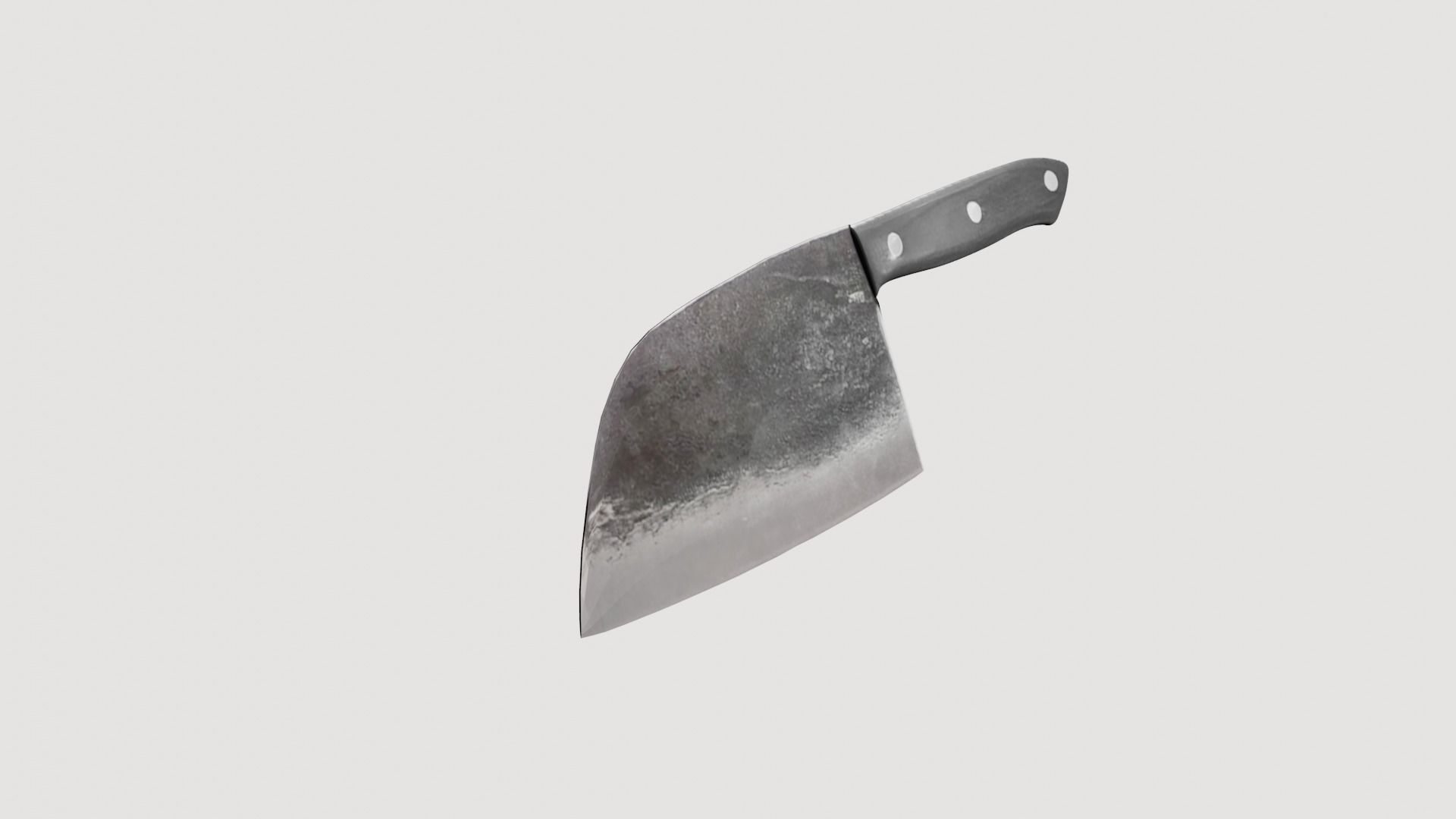 Butcher Knife PBR Low-poly 3D model_2