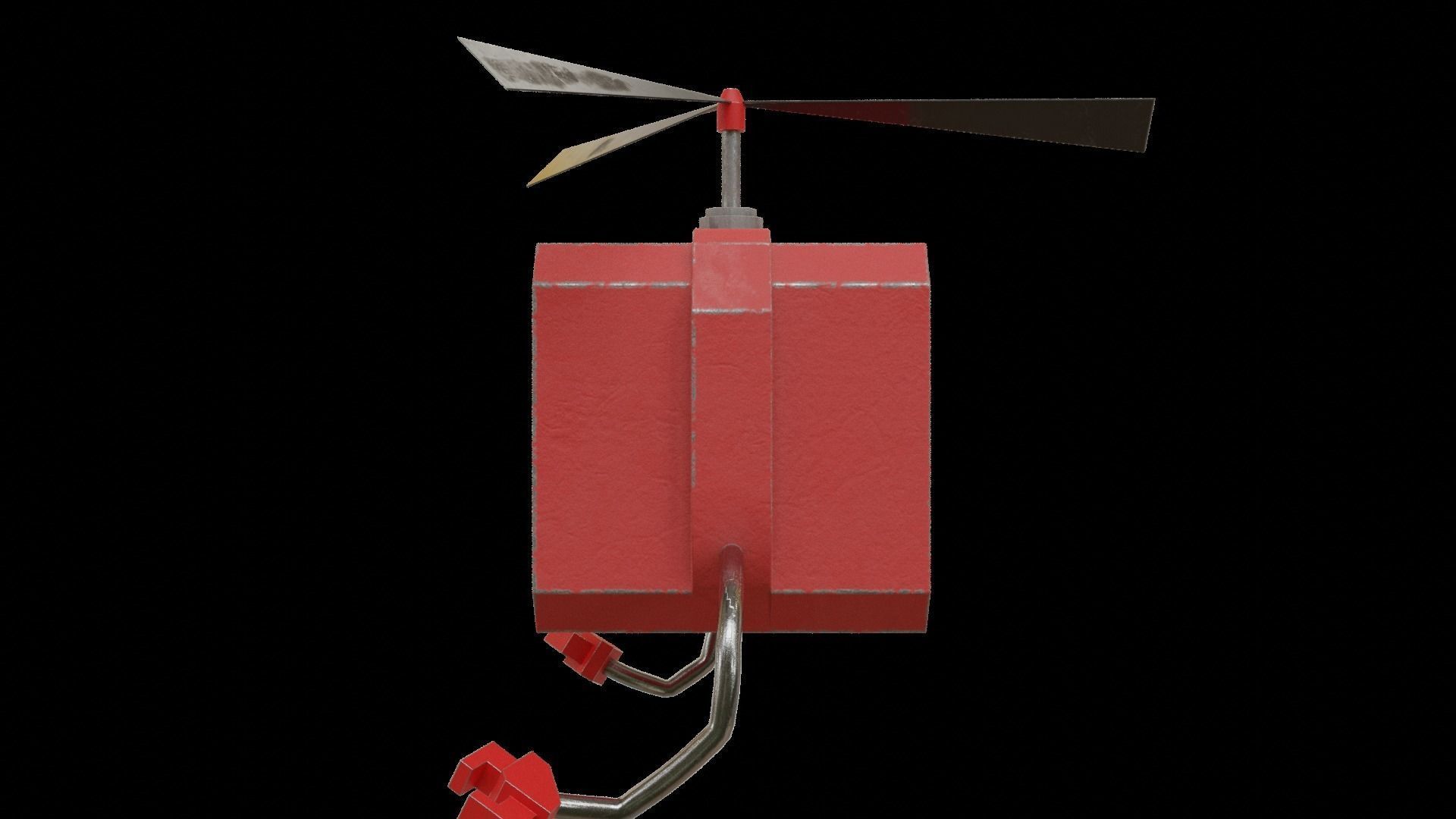 Flying bot 3D model_5