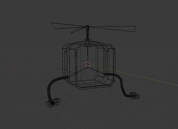 Flying bot 3D model