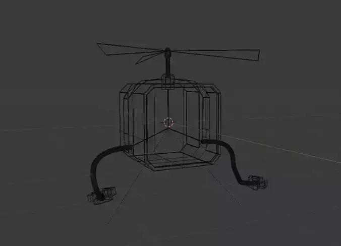 Flying bot 3D model