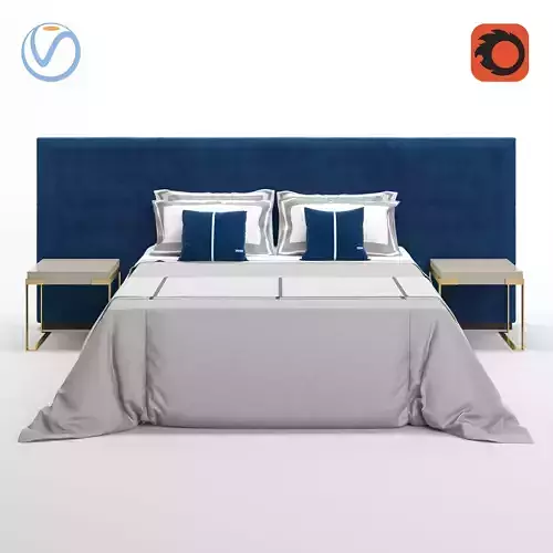 Fendi Pincio Bed 3D model