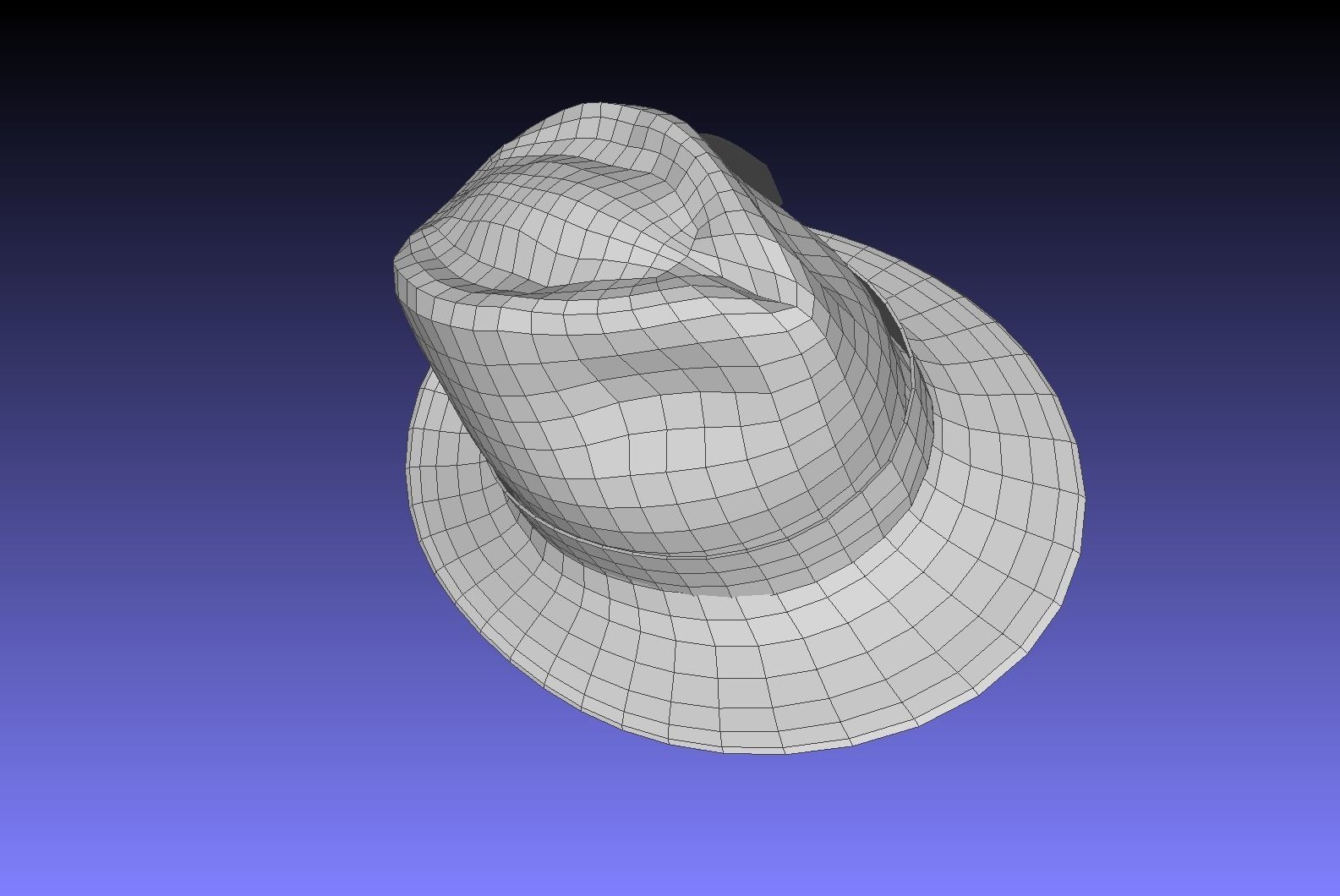 Trilby Hat Package 3D model_3