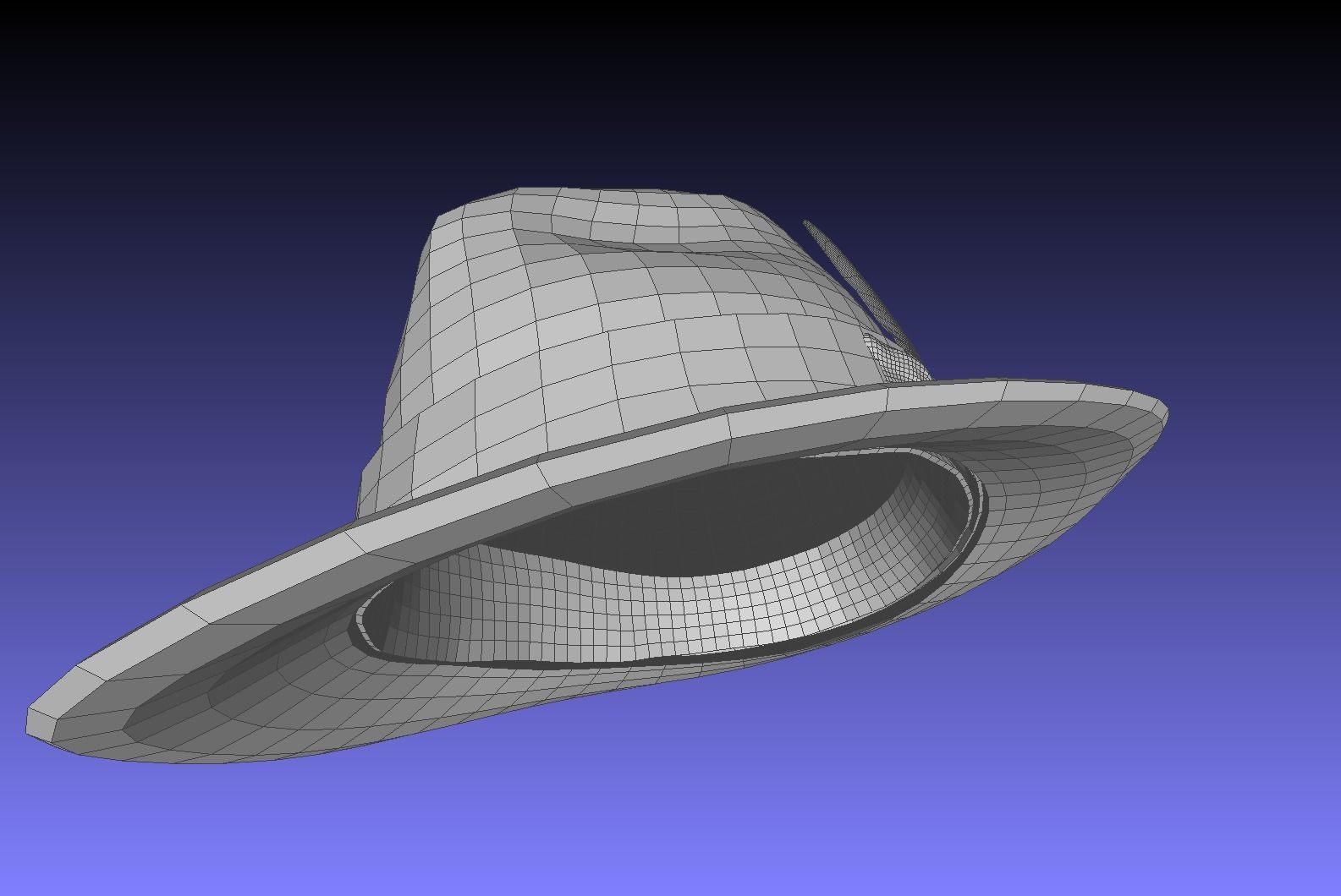 Trilby Hat Package 3D model_2