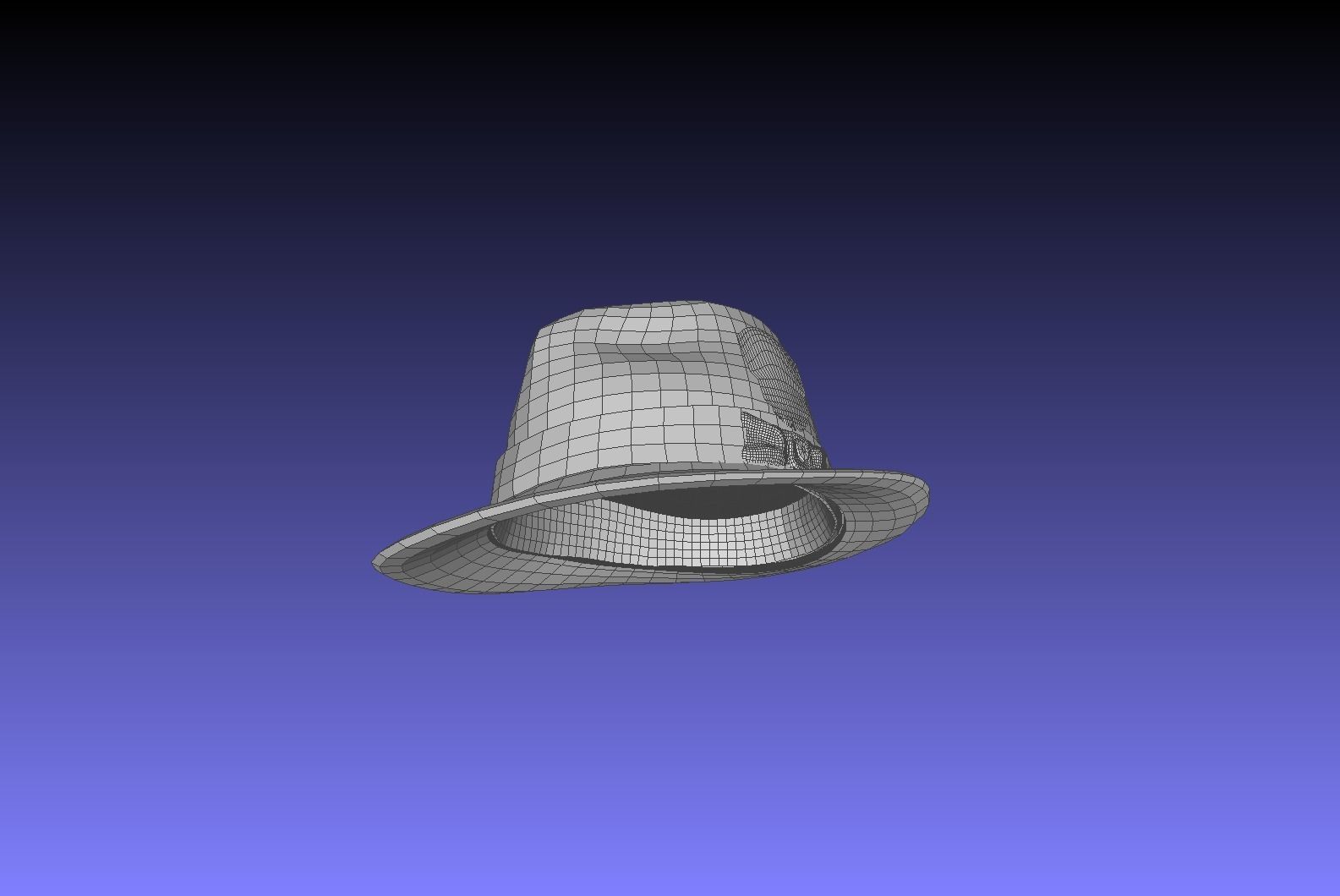 Trilby Hat Package 3D model_1