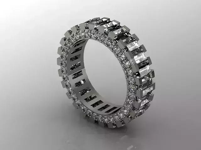 Baguete alyans ring1