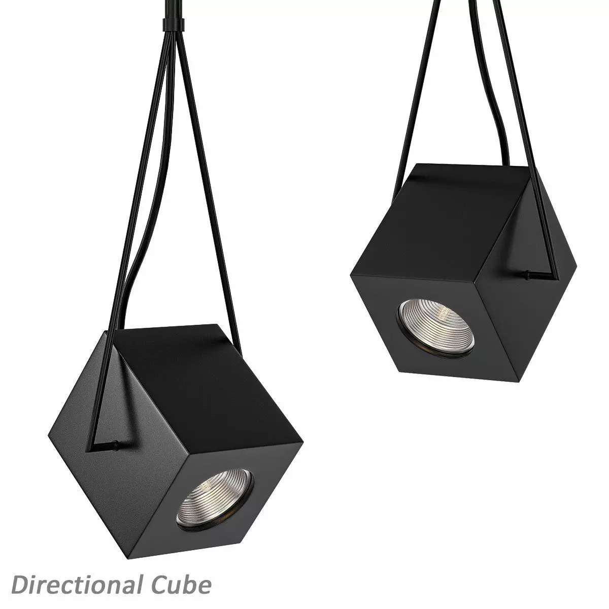 directional cube 3D model_0