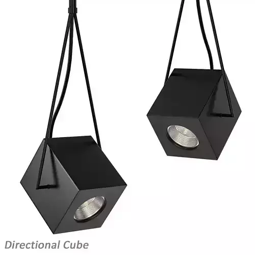 directional cube 3D model