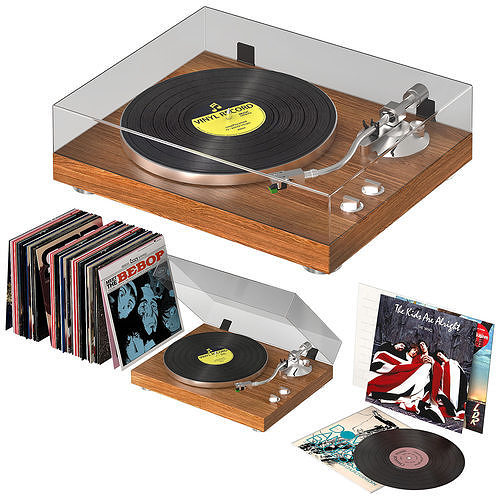 Music Gramophone 3D model