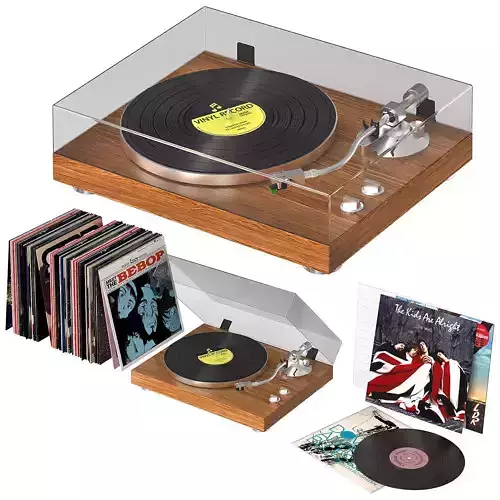 Music Gramophone 3D model