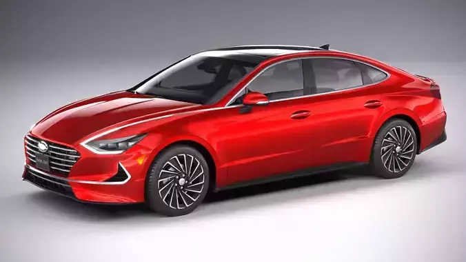 Hyundai Sonata Hybrid 2020 3D model