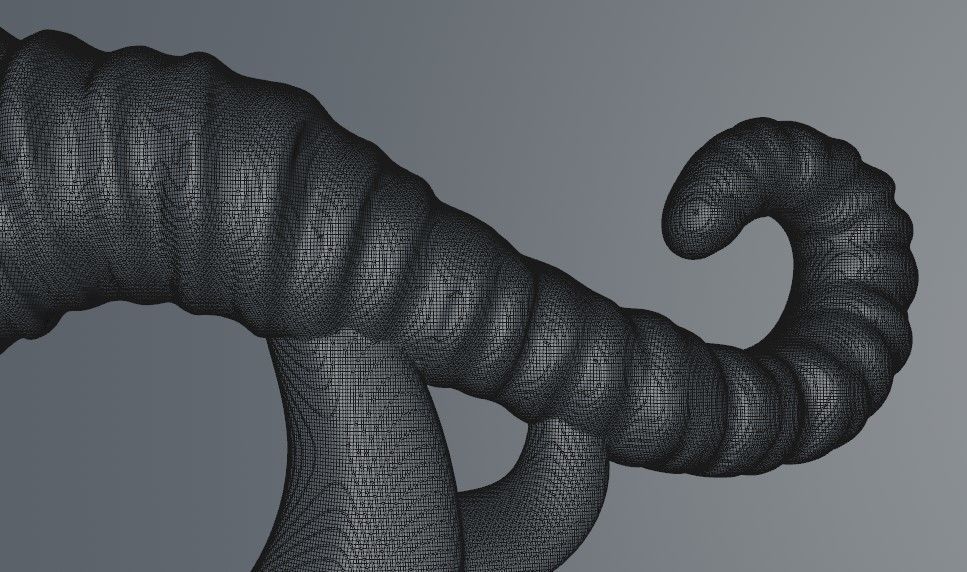 Carnival Mask - Tup Horn 3D print model_9