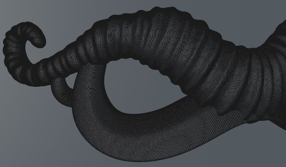 Carnival Mask - Tup Horn 3D print model_8