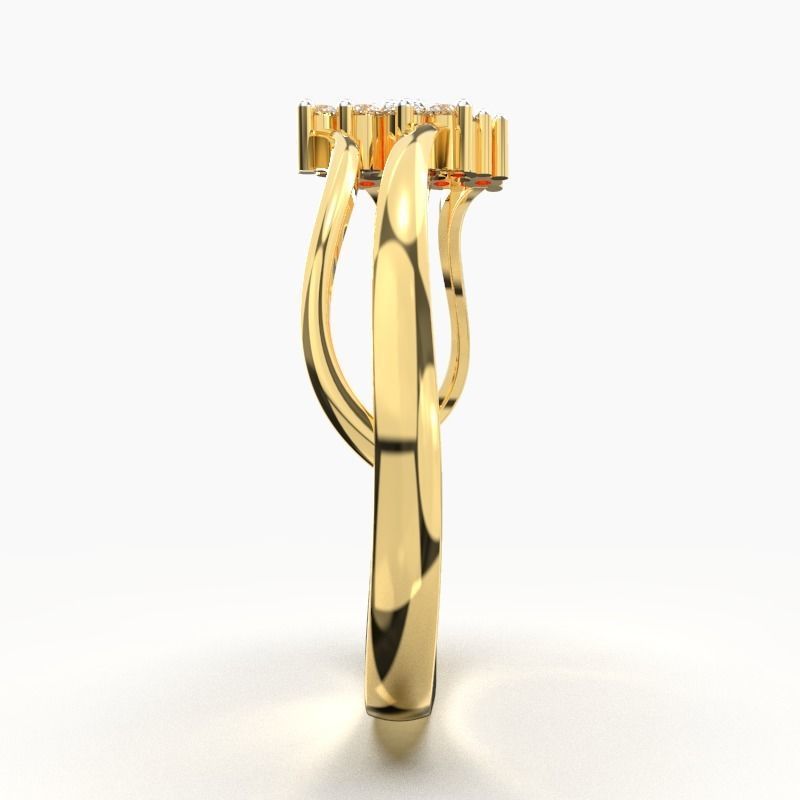 CAITYA DIAMOND RING 3D print model_5