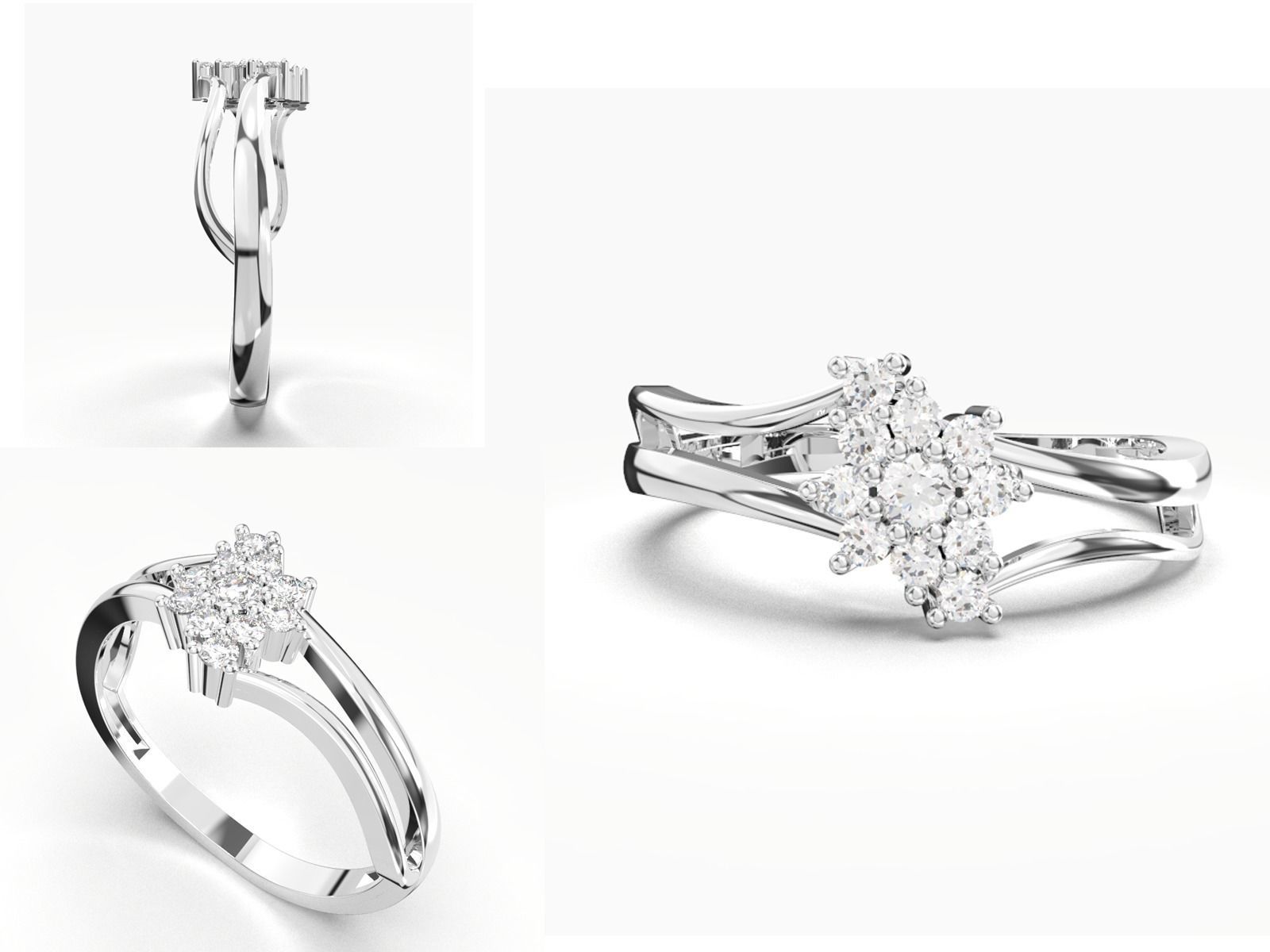 CAITYA DIAMOND RING 3D print model_10