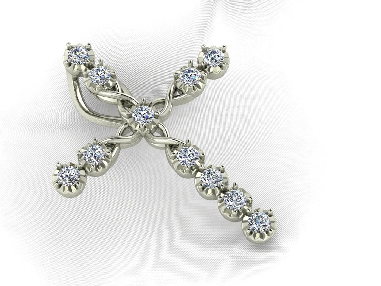 Zukib - 000010 - Ge000011 - cross 3D print model_2