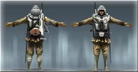 Army modling Low-poly 3D model_0