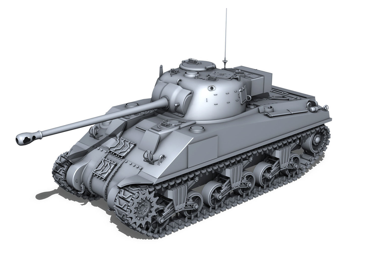 Sherman MK VC Firefly - Dopo Voi 3D model_12