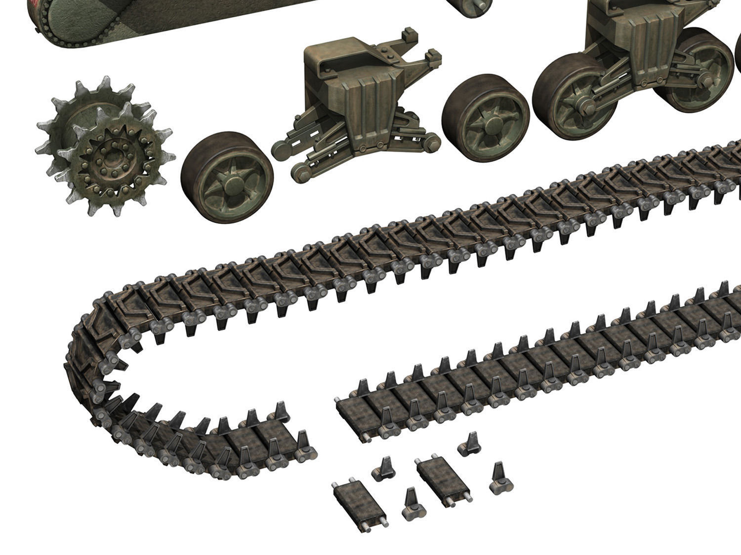 Sherman MK VC Firefly - Dopo Voi 3D model_11