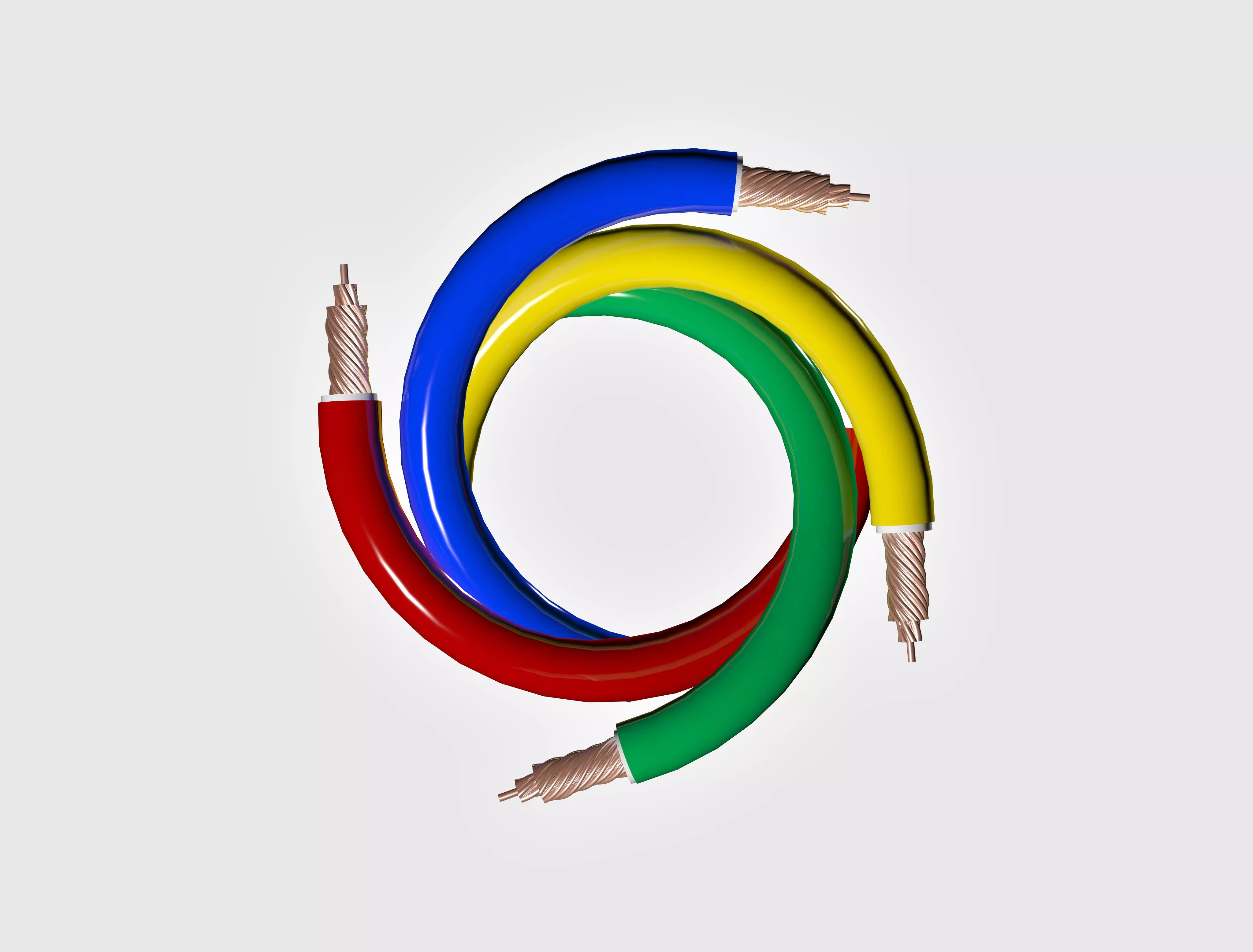 3d wires and cables 3D print model