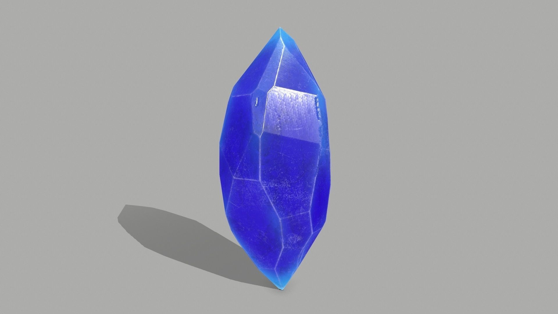 Crystal Set Low-poly 3D model_9