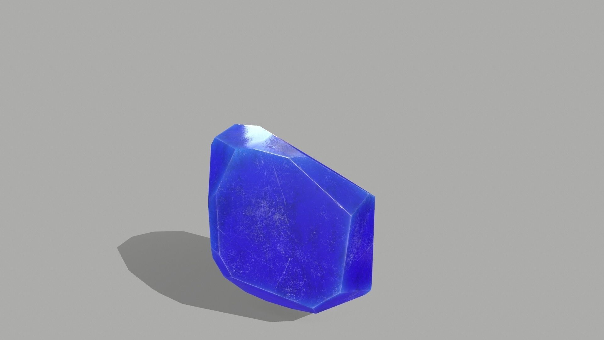 Crystal Set Low-poly 3D model_10