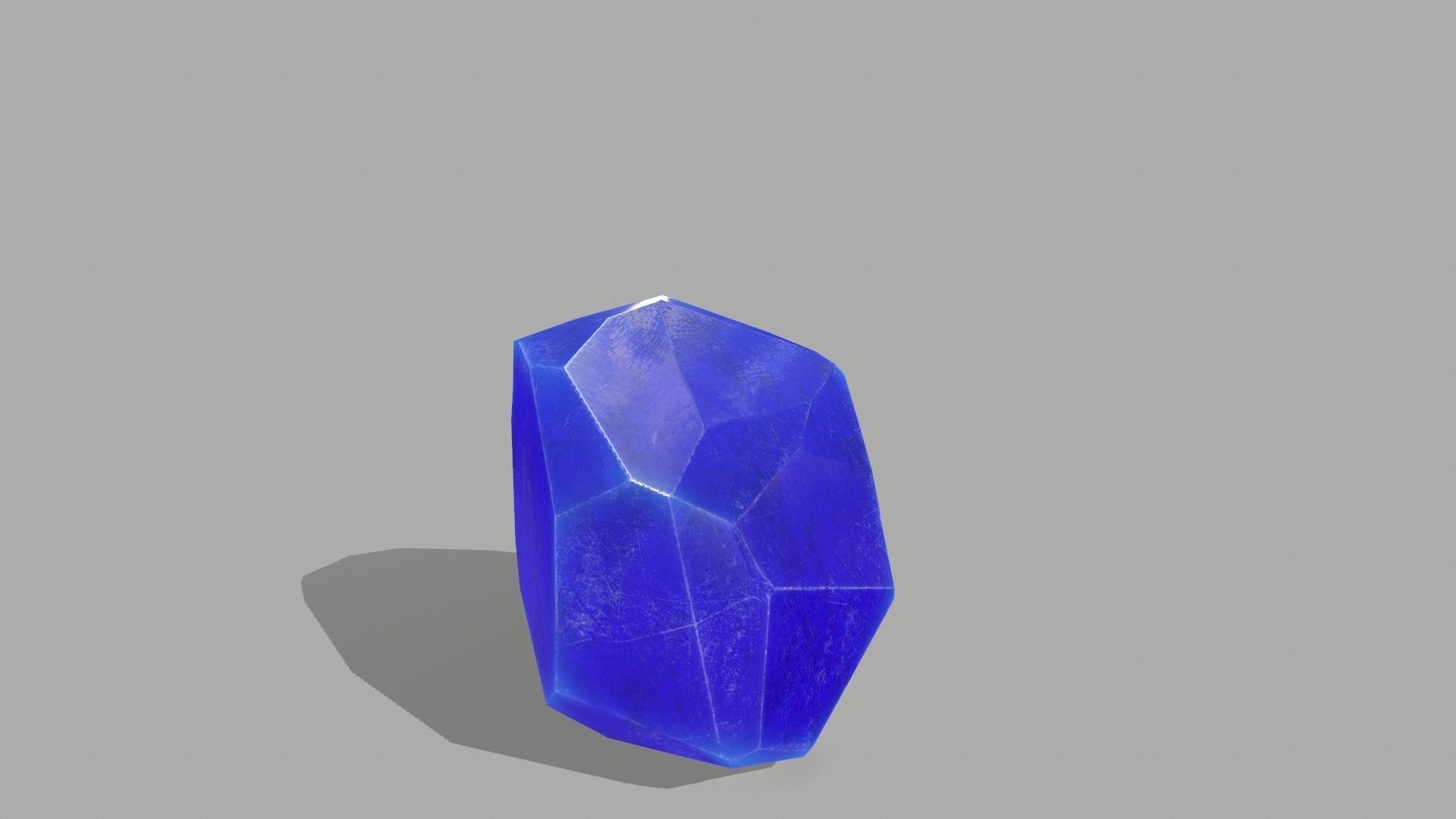 Crystal Set Low-poly 3D model_11