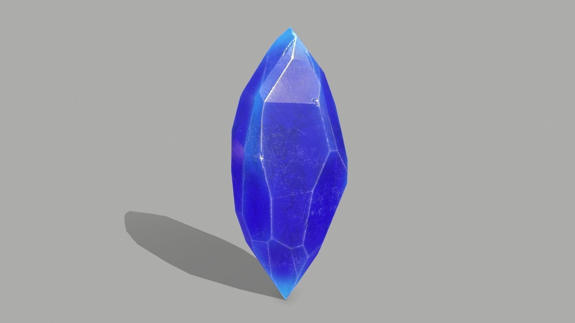 Crystal Set Low-poly 3D model_8
