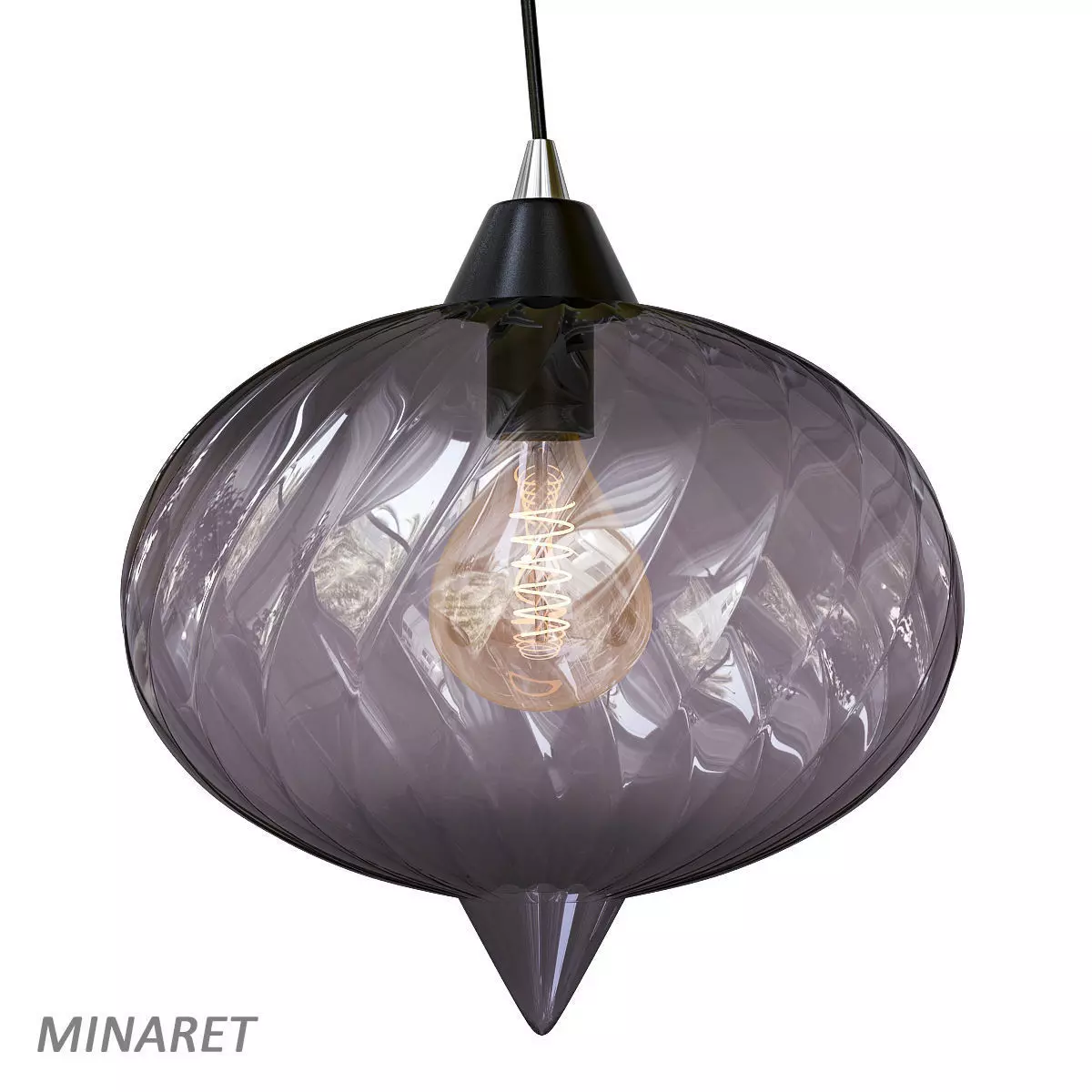 MINARET pendant light with shade 3D model