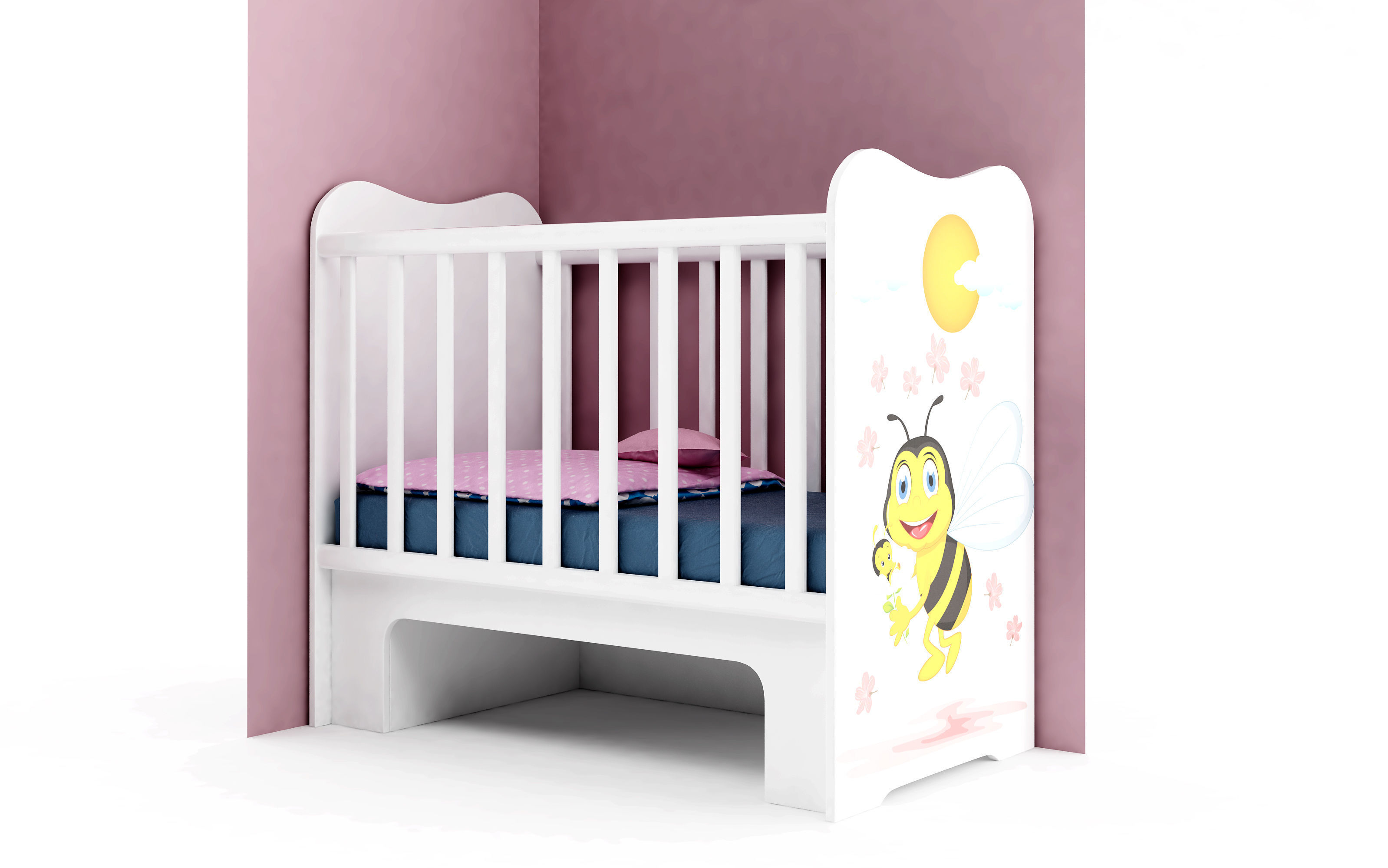 Modular baby furniture system 3D model_53