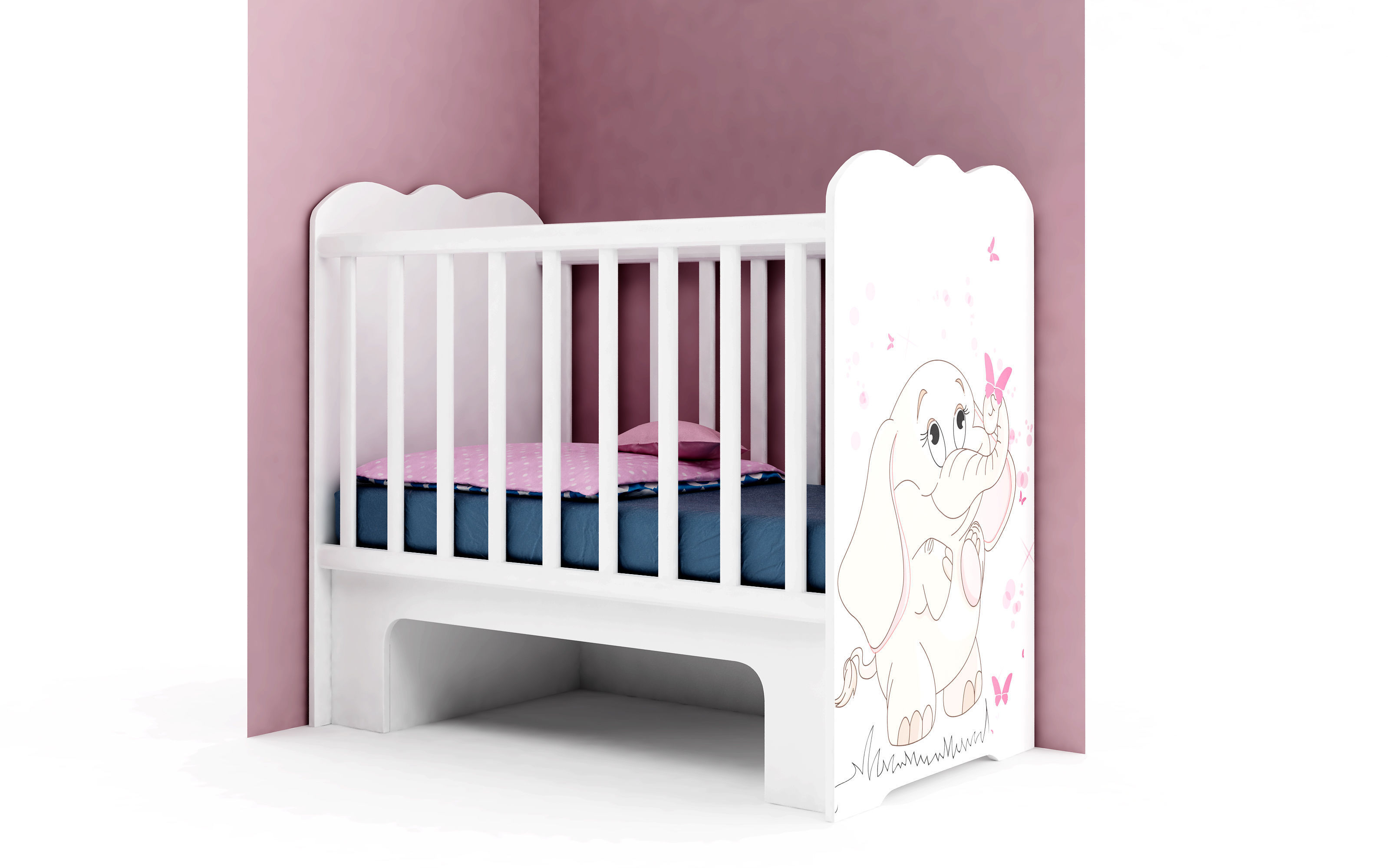 Modular baby furniture system 3D model_50