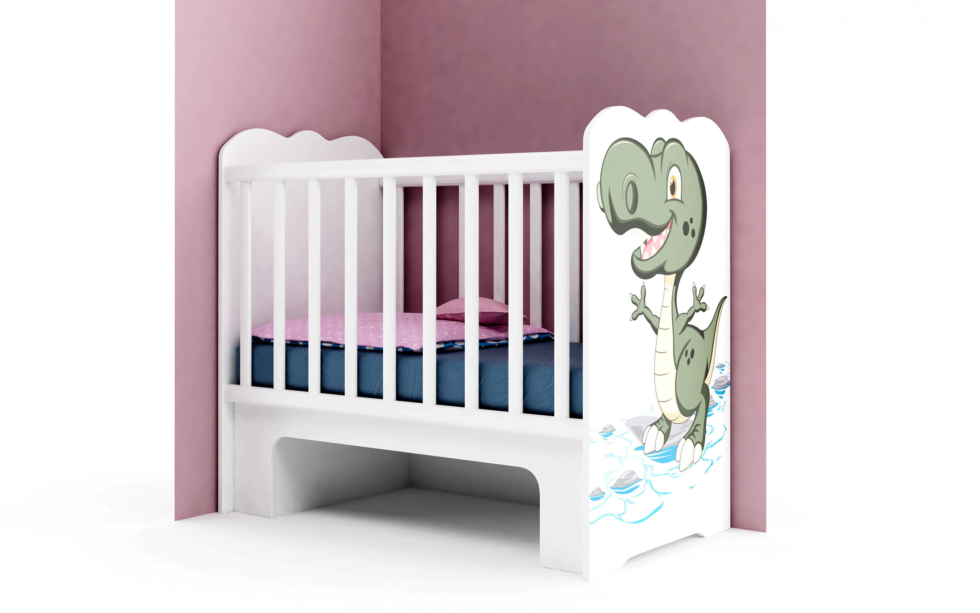 Modular baby furniture system 3D model_46