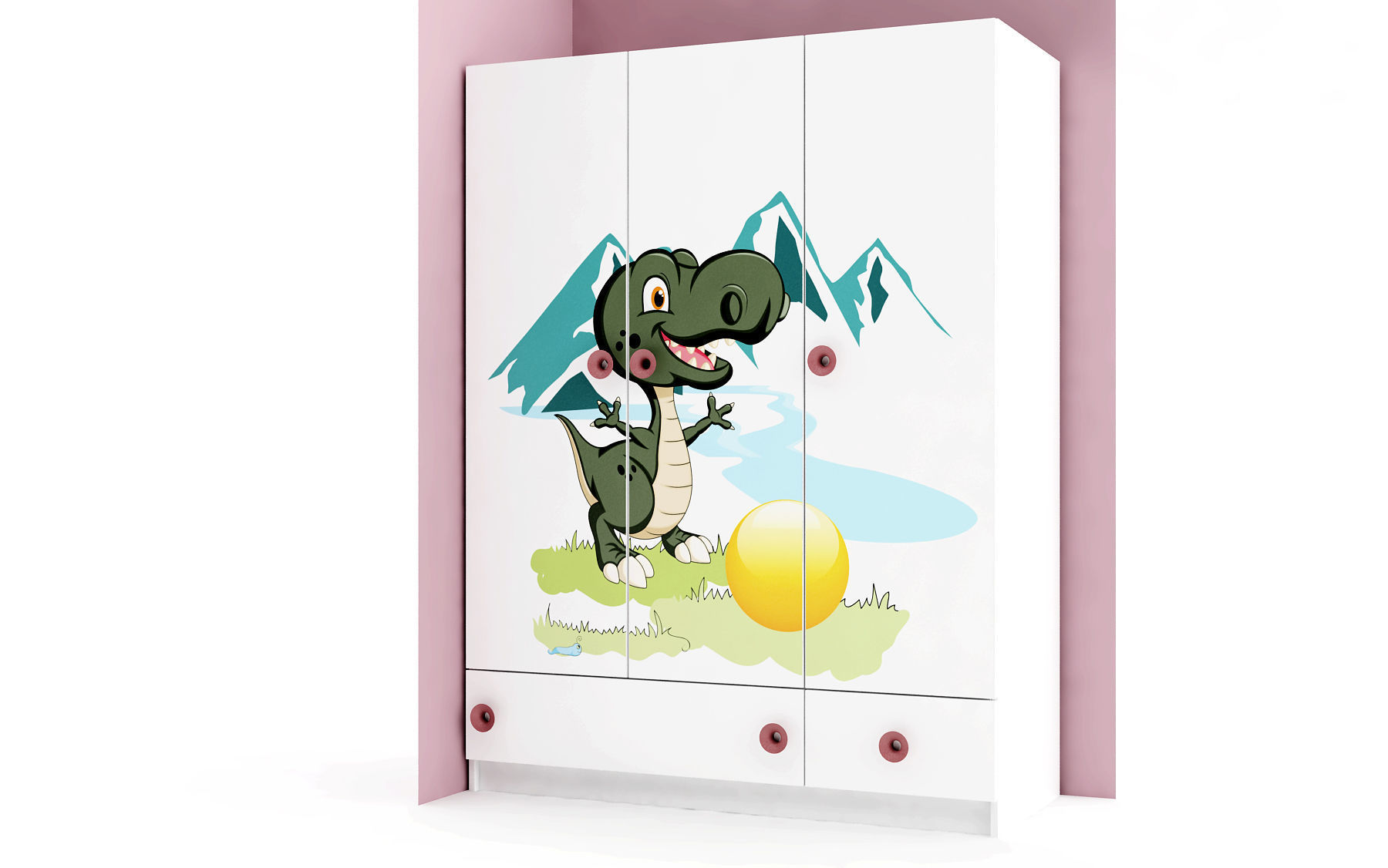 Modular baby furniture system 3D model_8