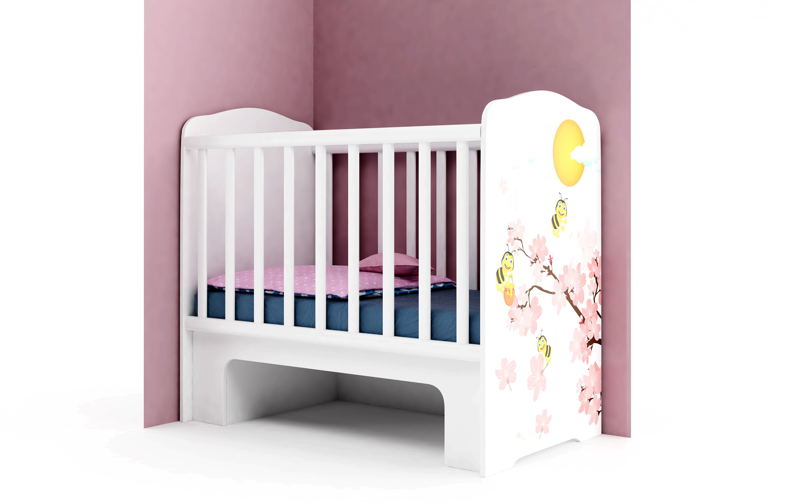 Modular baby furniture system 3D model_43