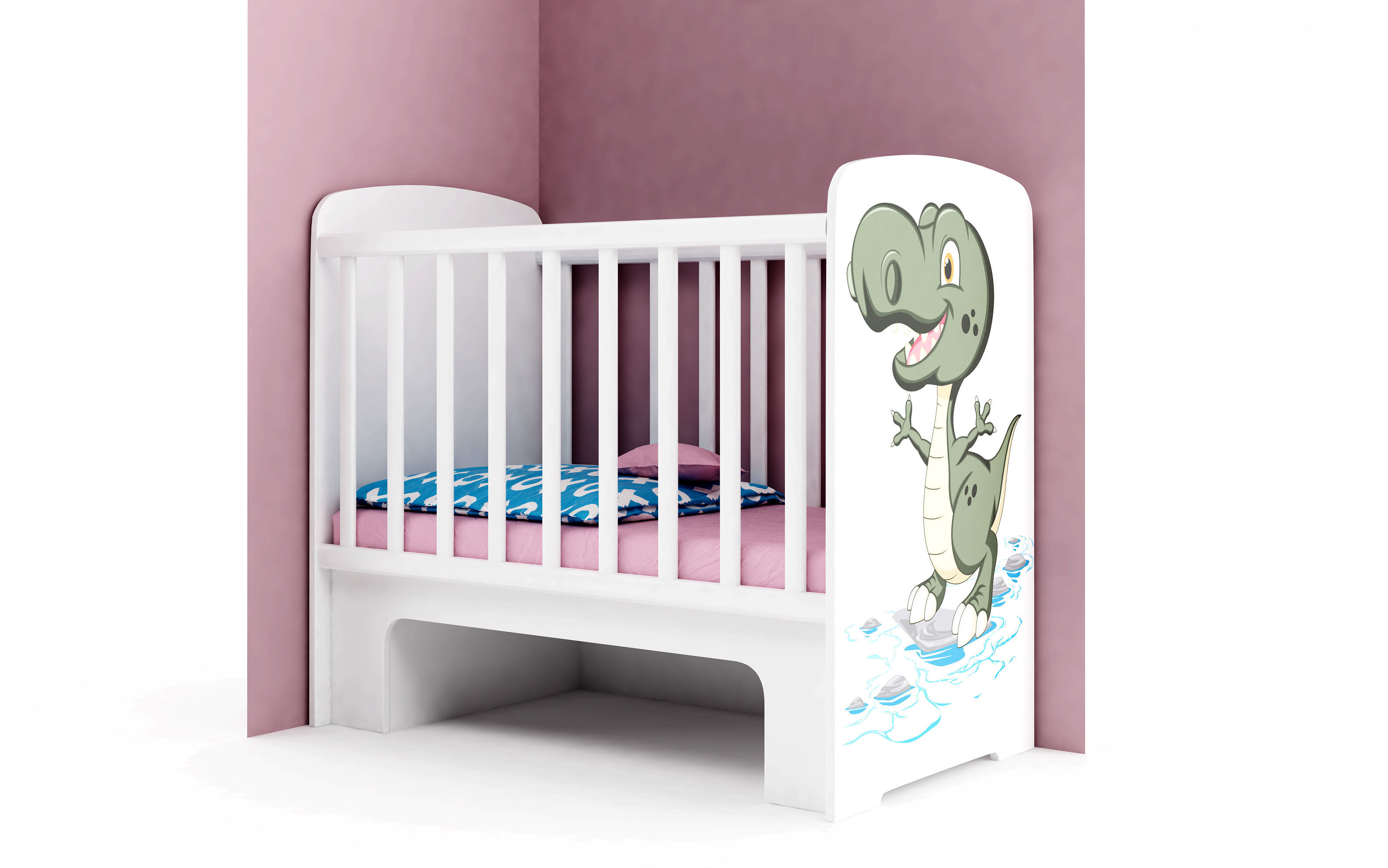 Modular baby furniture system 3D model_36