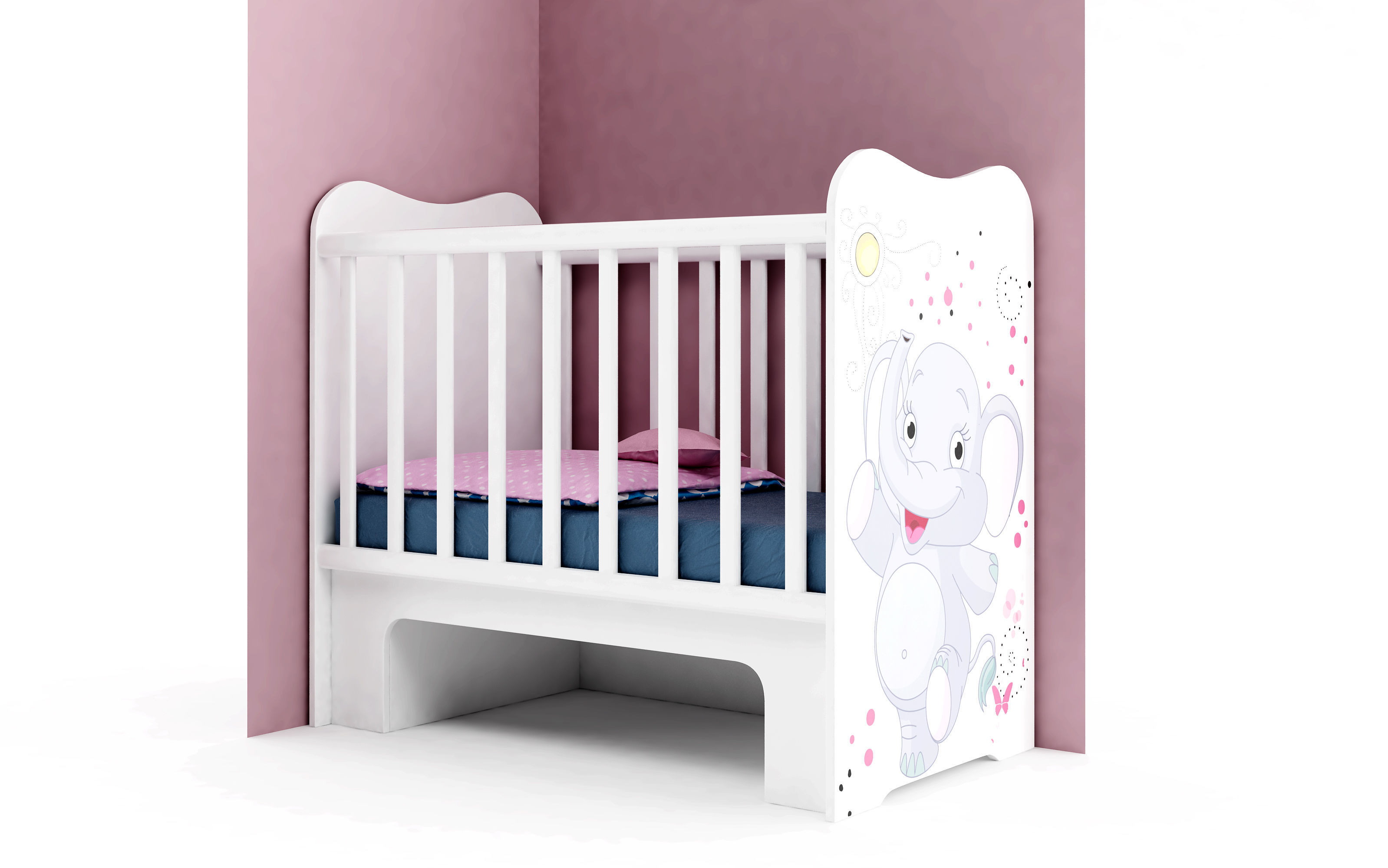 Modular baby furniture system 3D model_55