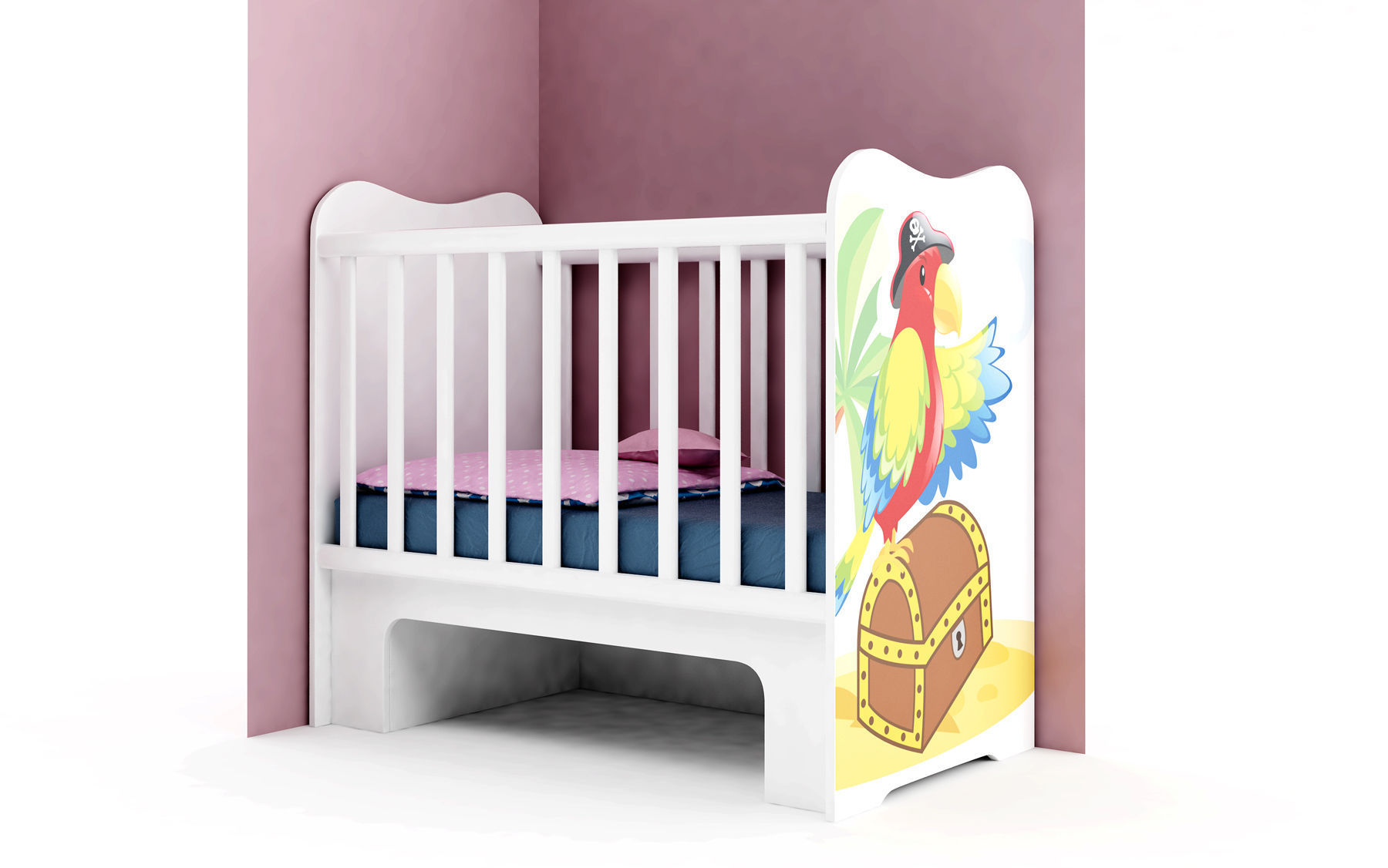 Modular baby furniture system 3D model_54