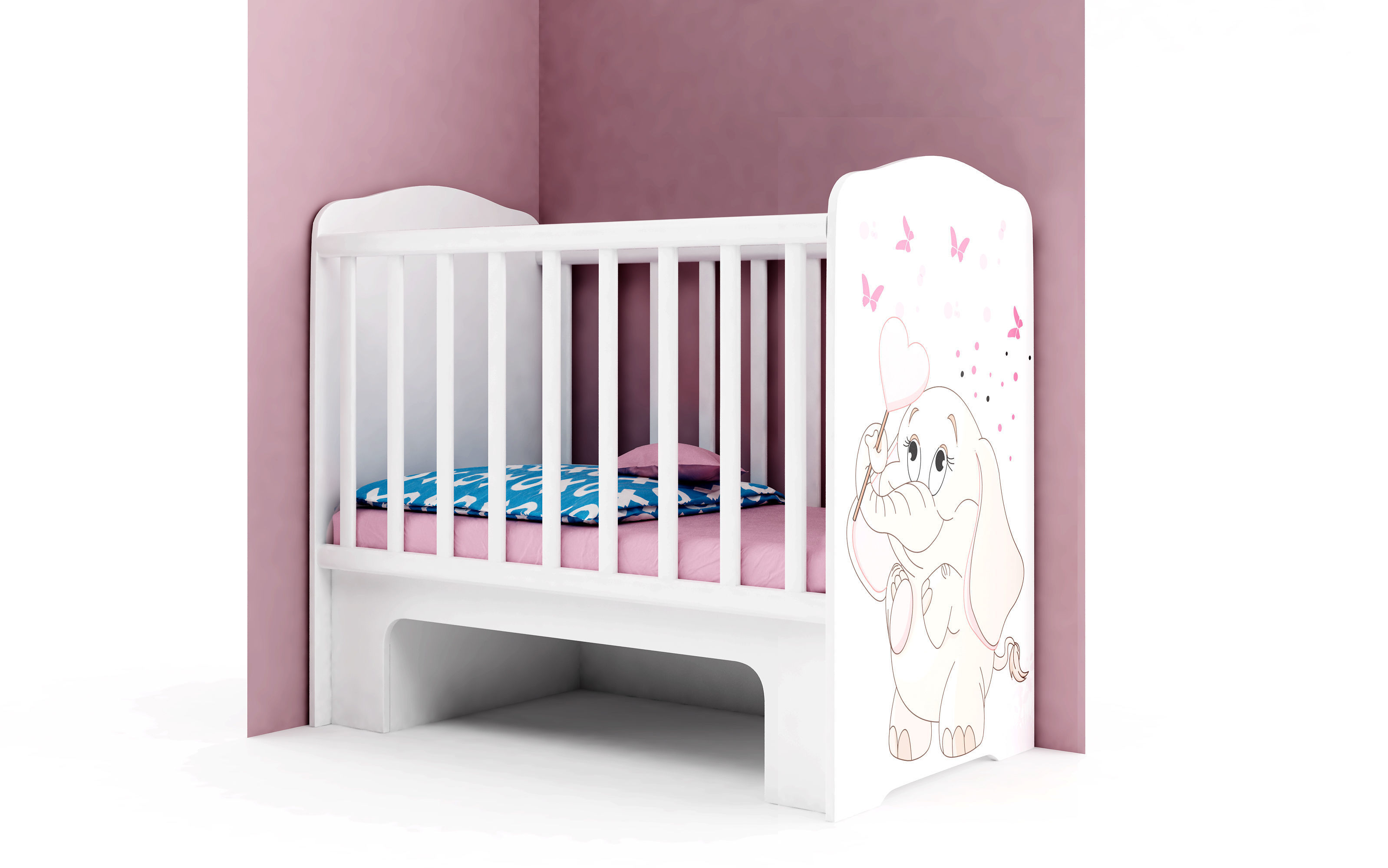 Modular baby furniture system 3D model_45