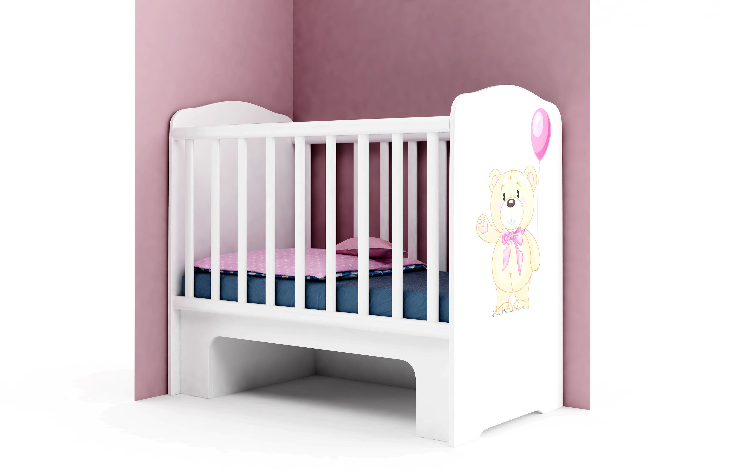 Modular baby furniture system 3D model_42
