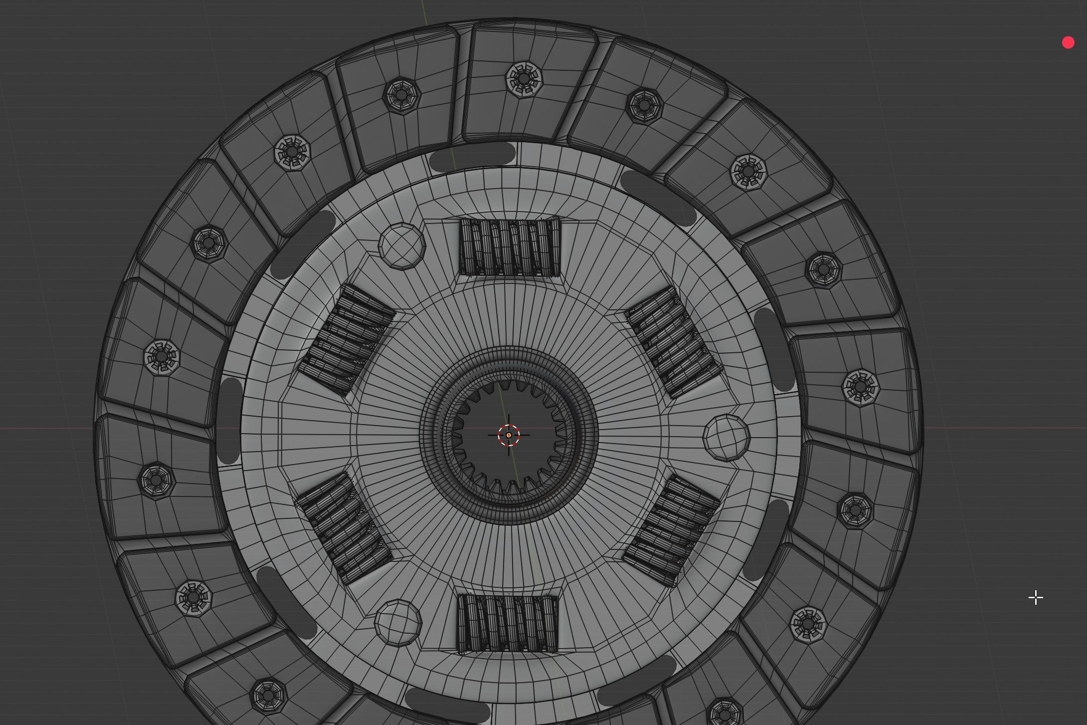 Spare parts for car clutch disk 3D model_5