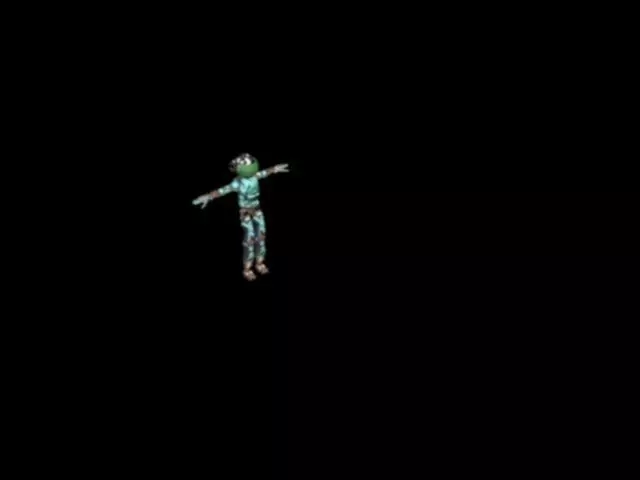 BraveMan man flying in air 3D model_0