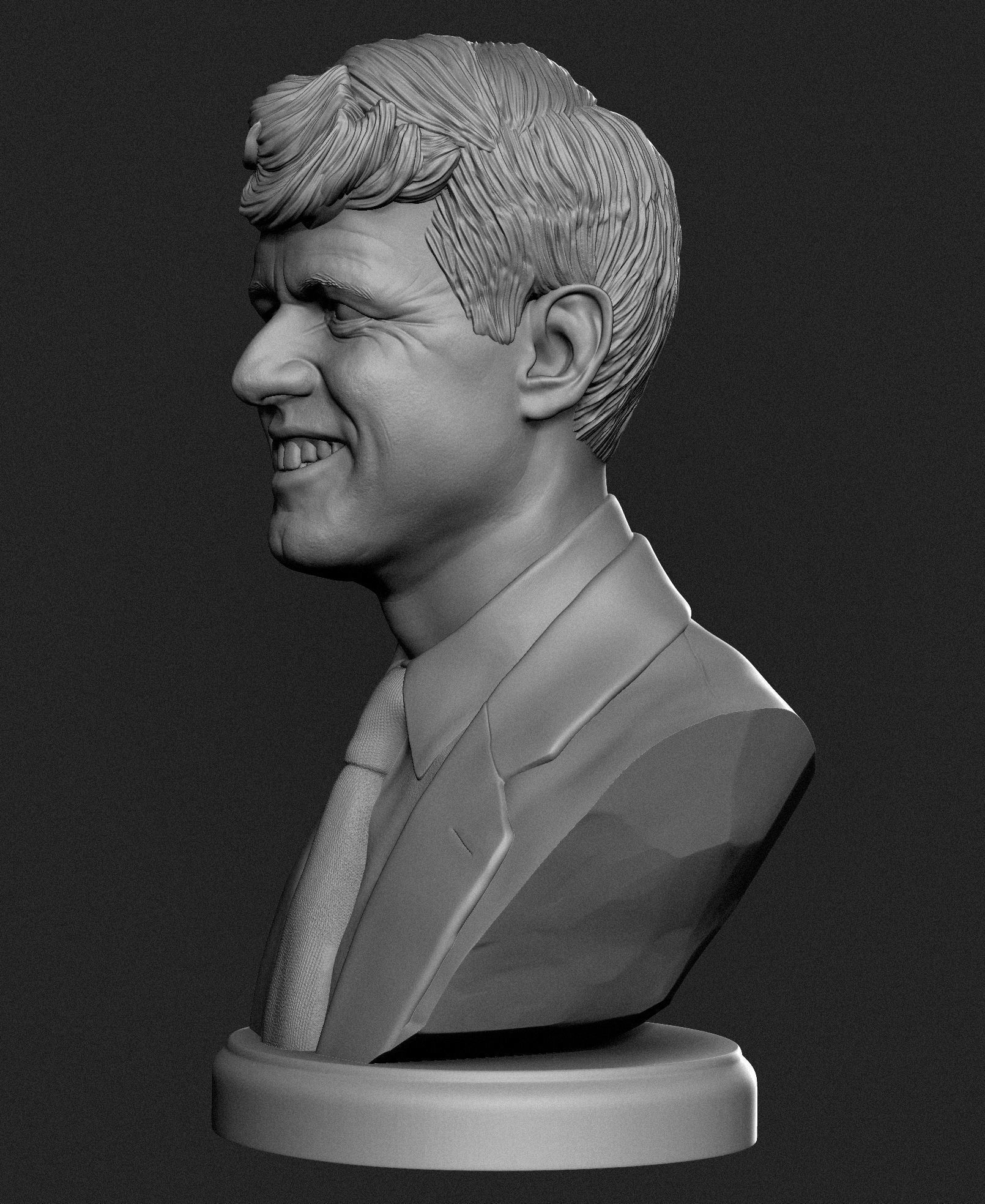 Robert Fitzgerald Kennedy 3D print model_4