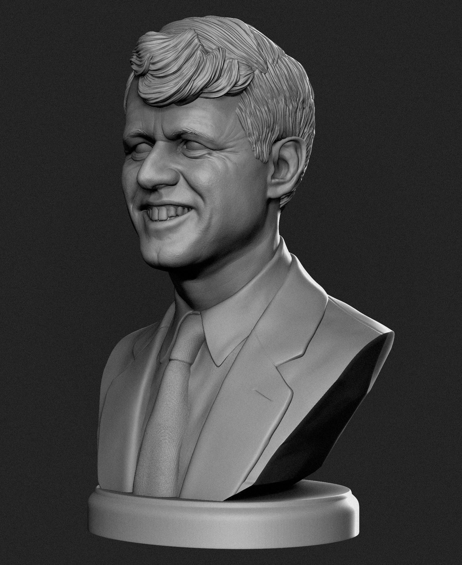 Robert Fitzgerald Kennedy 3D print model_3