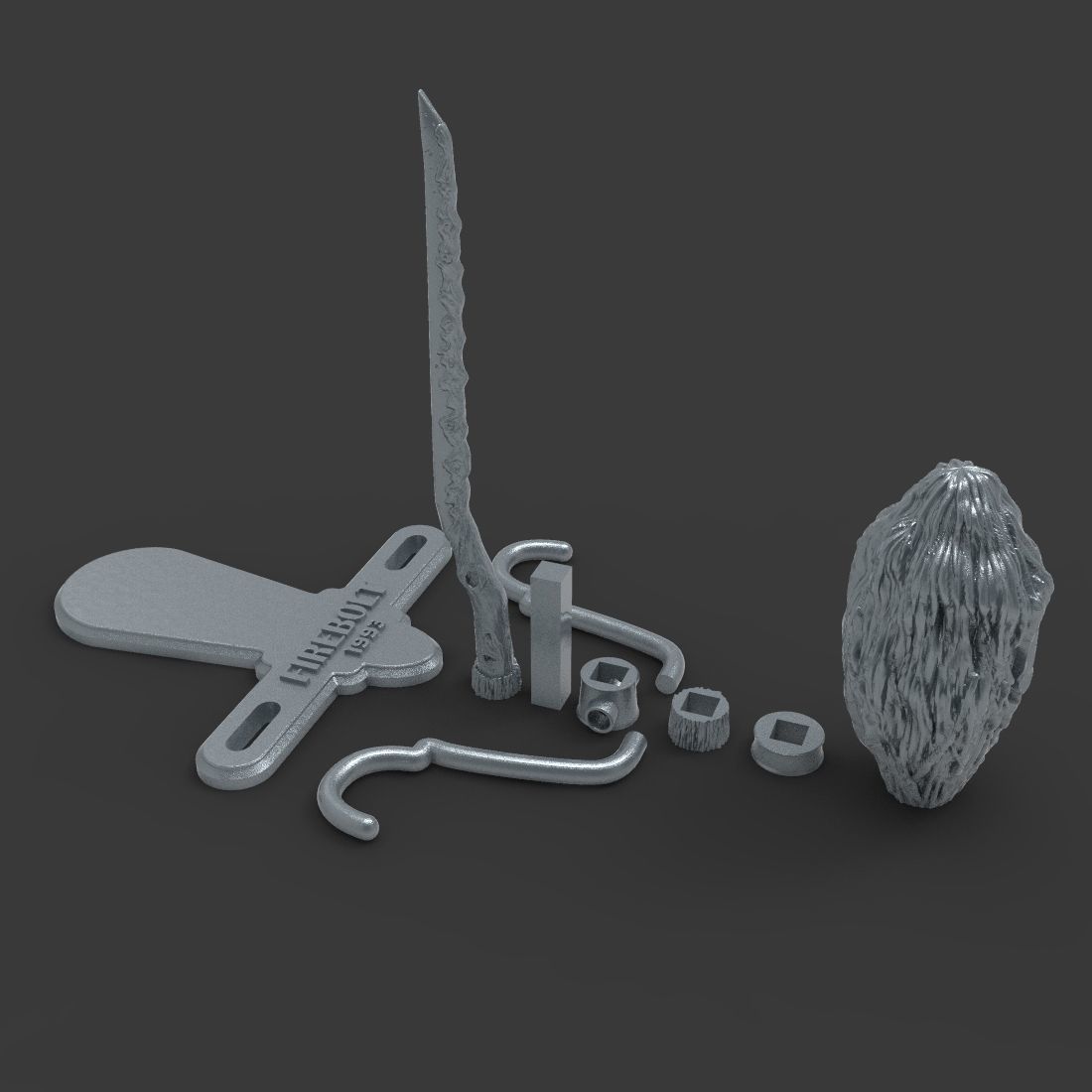 Firebolt Broomstick - Harry Potter - Goblet of Fire 3D print model_21