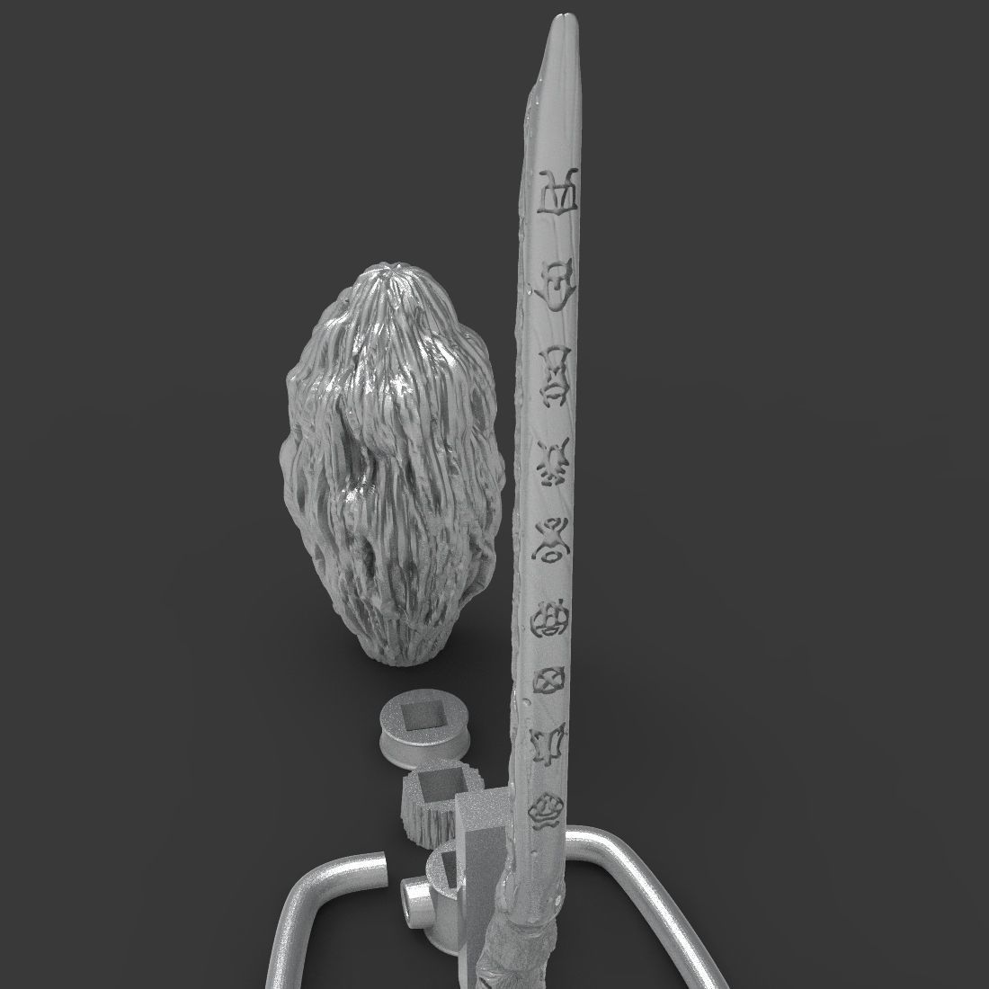 Firebolt Broomstick - Harry Potter - Goblet of Fire 3D print model_19