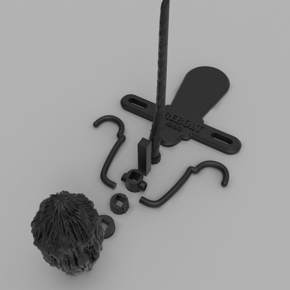 Firebolt Broomstick - Harry Potter - Goblet of Fire 3D print model_25