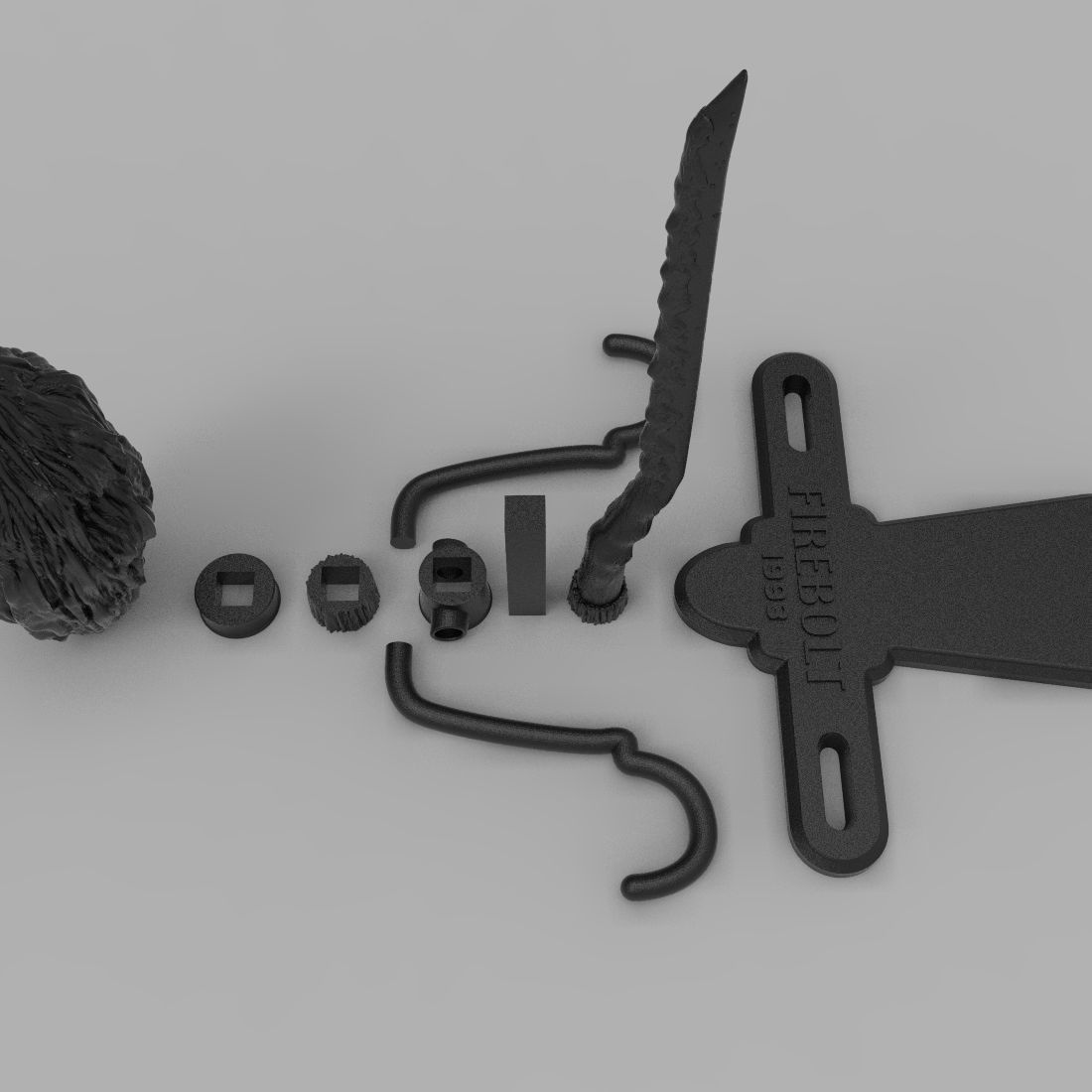 Firebolt Broomstick - Harry Potter - Goblet of Fire 3D print model_24