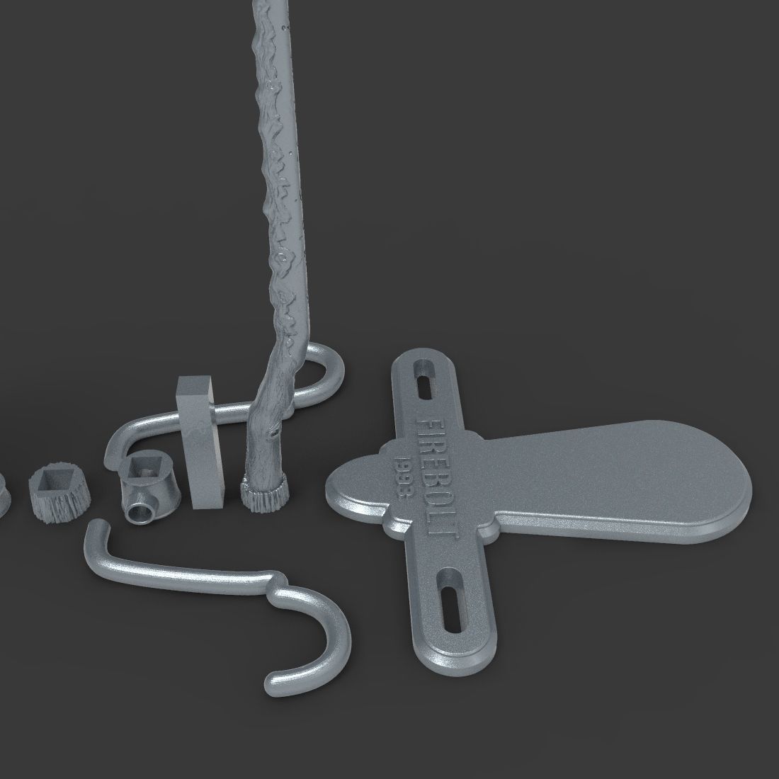 Firebolt Broomstick - Harry Potter - Goblet of Fire 3D print model_22