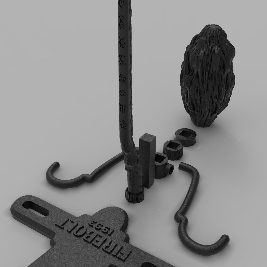 Firebolt Broomstick - Harry Potter - Goblet of Fire 3D print model_27