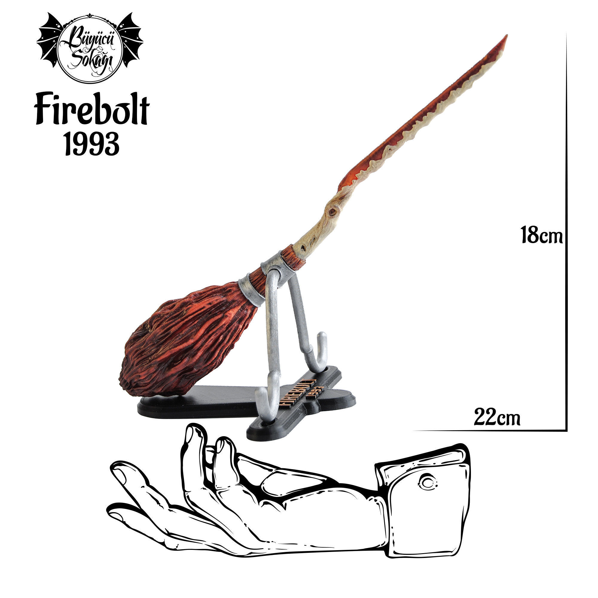 Firebolt Broomstick - Harry Potter - Goblet of Fire 3D print model_2